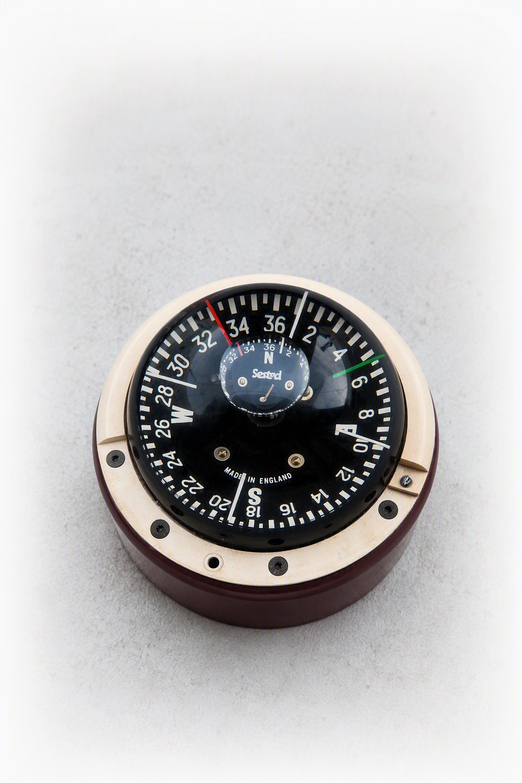 A ship's compass, made in England